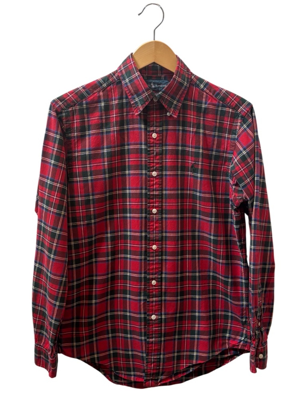 Ralph Lauren Red Plaid Cotton Button Down Shirt